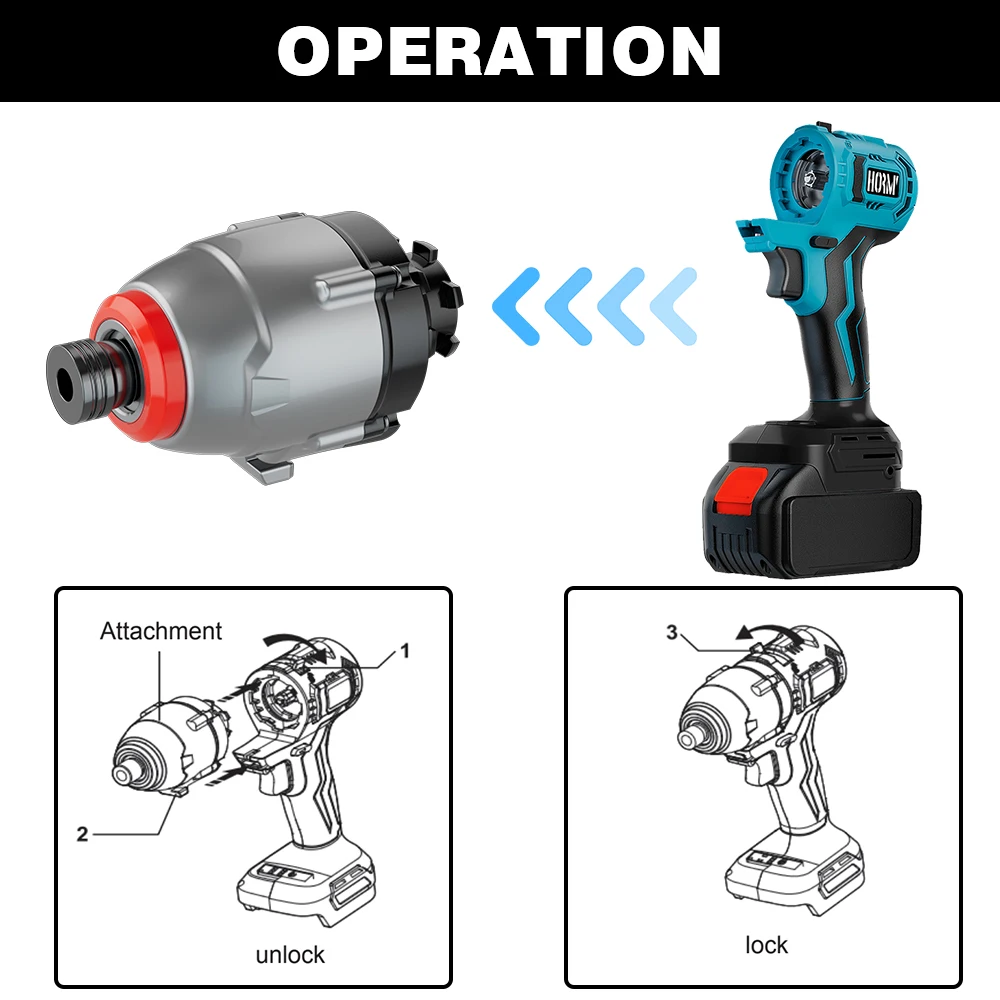 Brushless Electric Treasure Multitool Tools Screwdriver Electric Drill Polisher Reciprocating Saw Polisher Power Accessories 5
