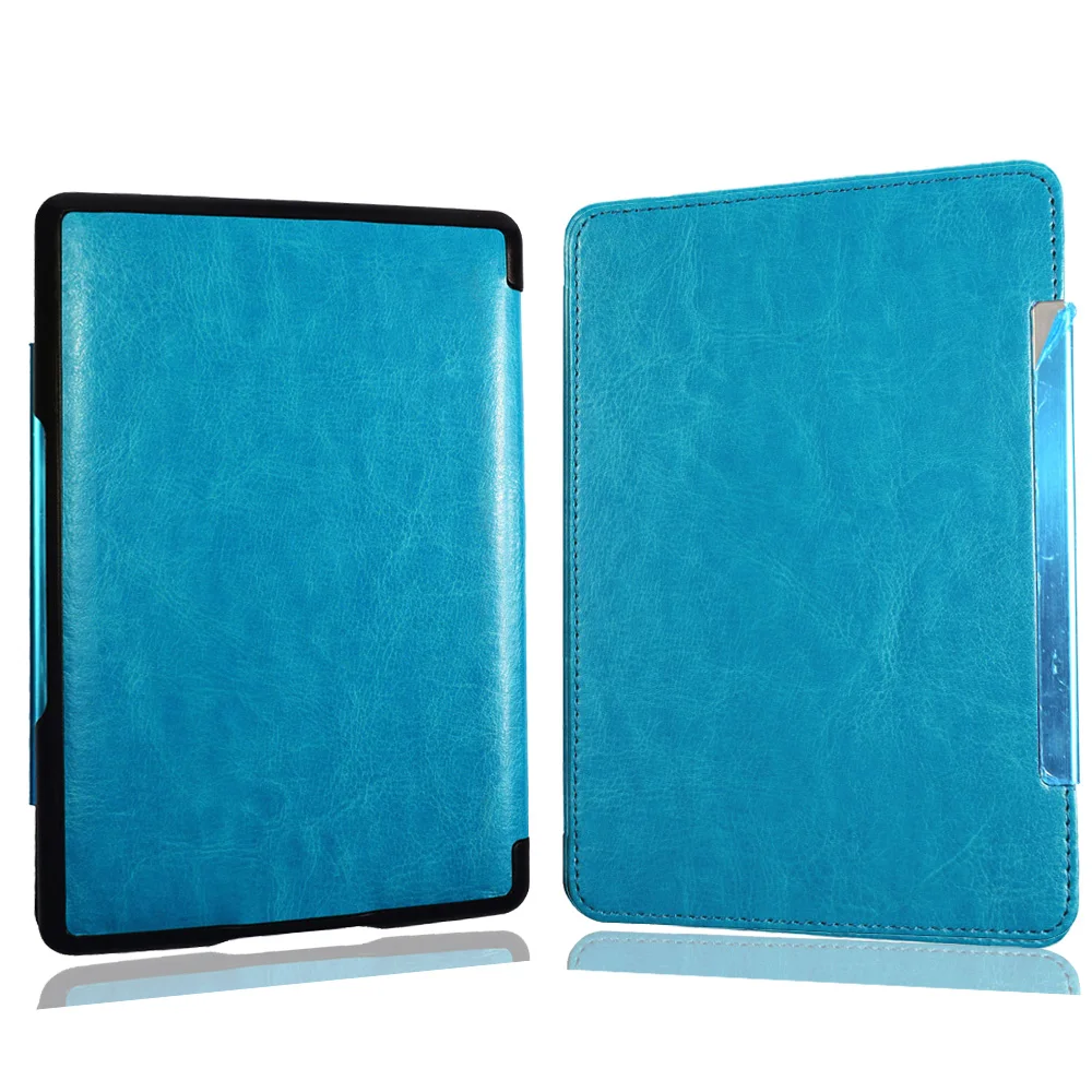 Afesar-capa de Couro para Amazon Kindle D01100 Fecho Tampa Magnética Ebook Flip Case k4 k5 Bolsa Presente Protetor de Tela