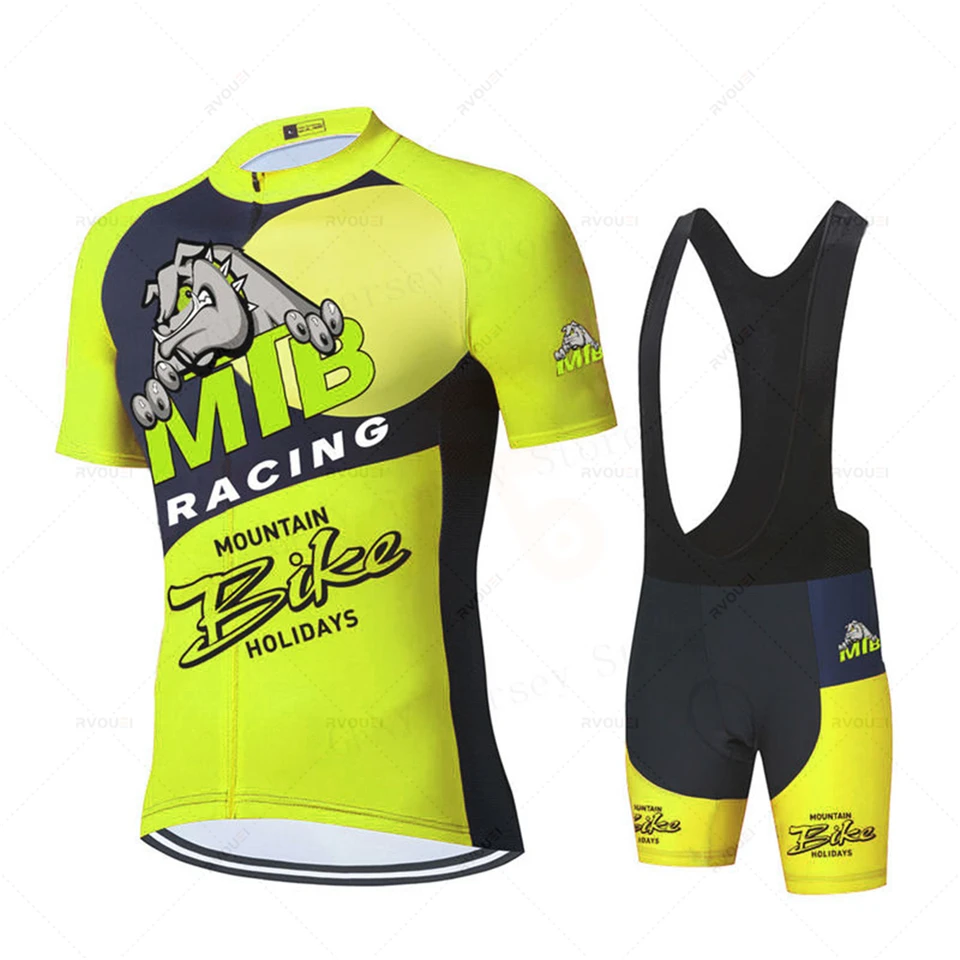 Mountain Bike Ropa Ciclismo Hombre Equipos Profesionales Trajes De
