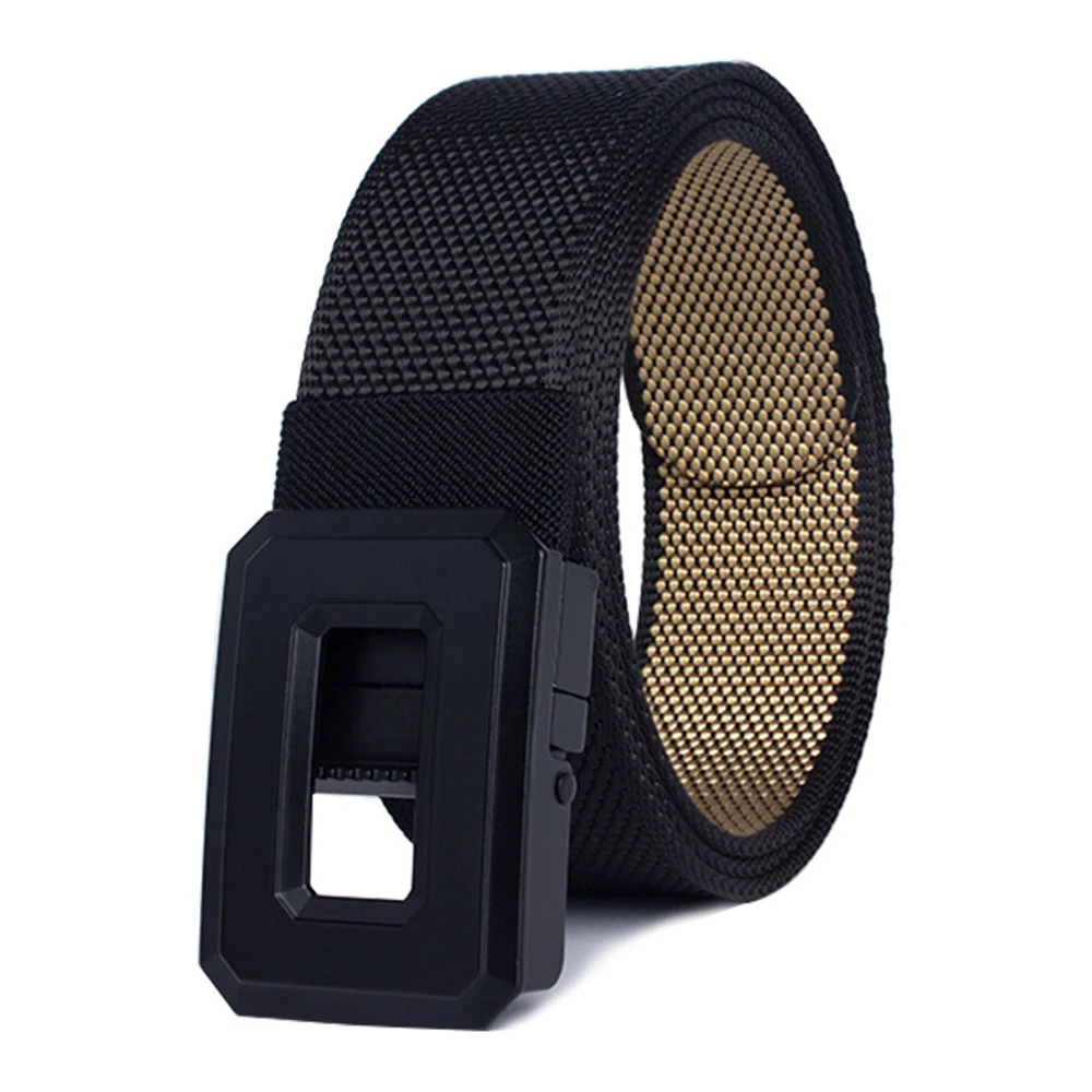 Men Belts Automatic Buckle Tactical Belt Women Fashion Canvas Belts Male Outdoor Fashion Designs Military Belts for Women