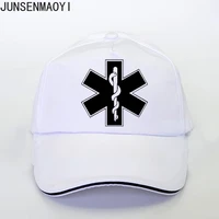 EMT Emergency Ambulance Print Baseball cap Brand hip hop cap high summer Men women Unisex adjustable snapback Trucker hat 1