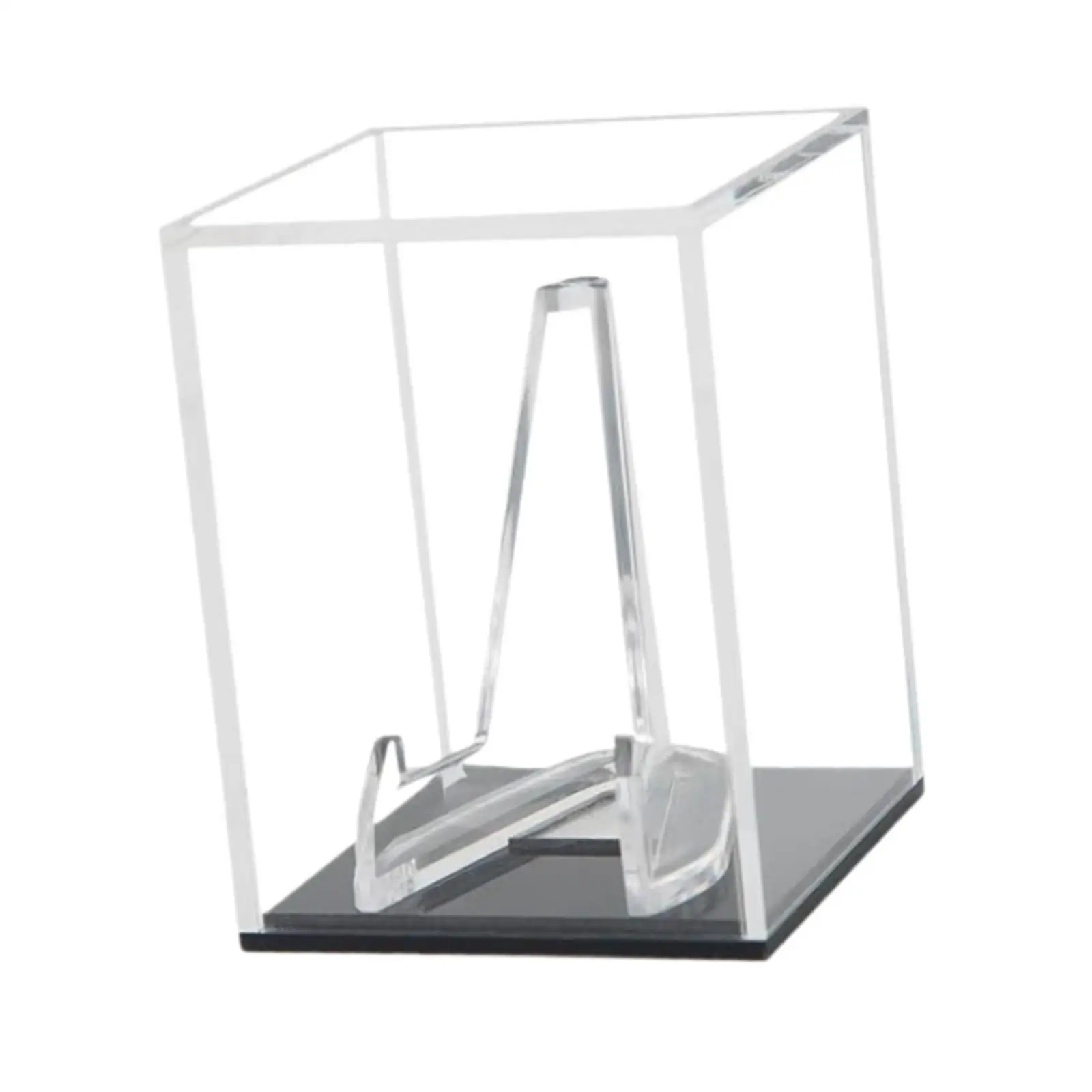 Guitar Pick Display Box with Stand Rack Storage Box Guitar Pick for Guitarists Electric Bass Ukulele Lover Players Musician