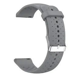 Silicone Strap - 22mm Breathable Bracelet Watchband - 1PCS 22mm Band (B - Grey)