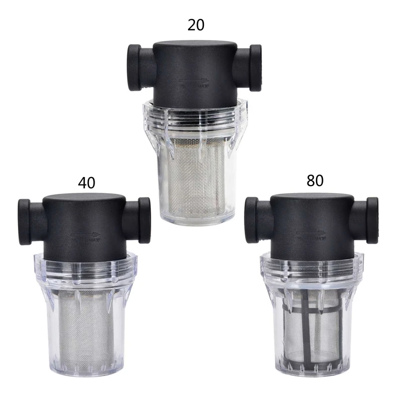 

1/2'' Car Wash Sprayer Pump Filtering Net Strainer Stainless Steel Mesh Filter