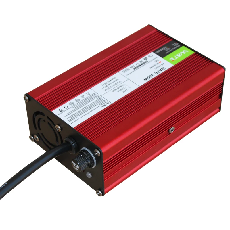 Battery Charger Battery Charger Adapter Charger Adapter Power Supply Adapter 54.6V 5A Charger 48V Li-ion Battery Smart Charger 13S 48V Li-ion Battery High Power Fan Aluminum Case