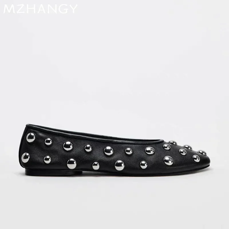 Women Flats Shoes Shallow Casual Loafers Shoes Spring Fashion Leather Sandals Trend Walking Dress Cozy Brand Mujer De Zapatillas 3