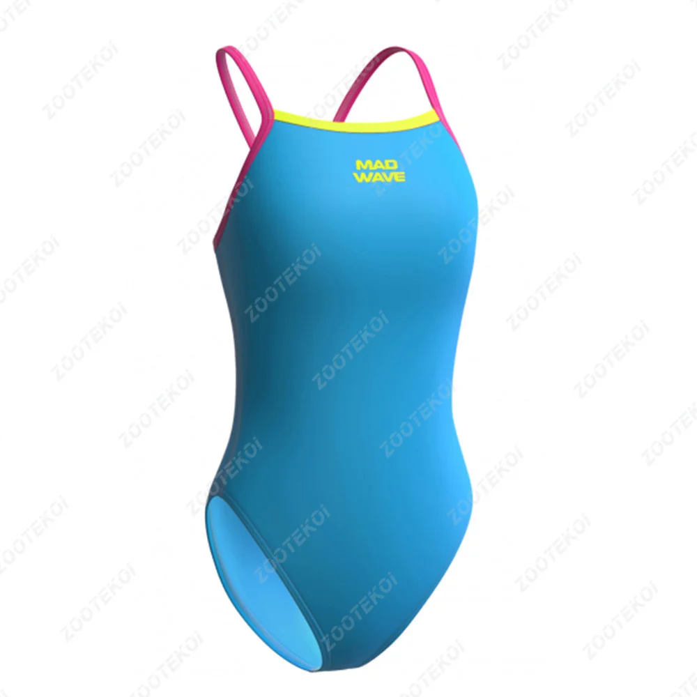 LOVE Madwave Female One-piece Swimsuit Triathlon Game Training Fitted Swimwear Summer Pool Deck Beach Sun Protection Bikini 2024