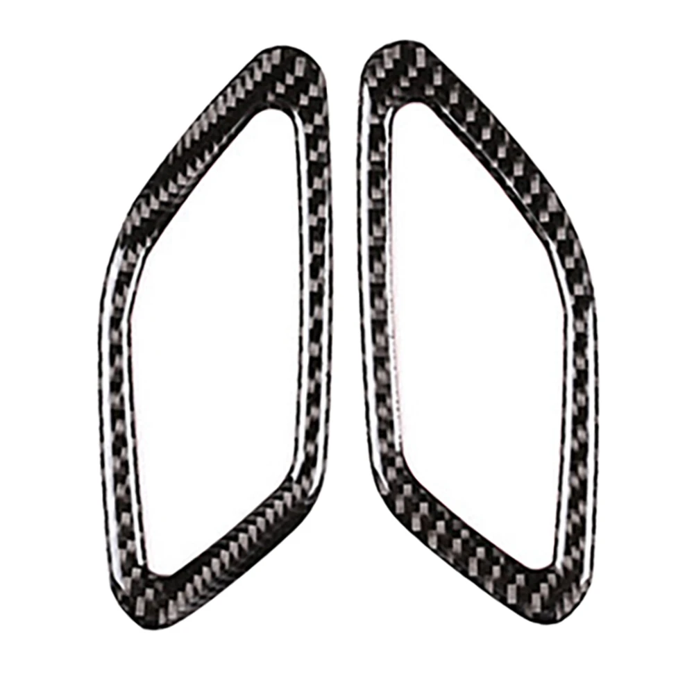 

Car Soft Carbon Fiber Dashboard Air Outlet Frame Cover Trim for Mercedes-Benz CLA 2015-2019