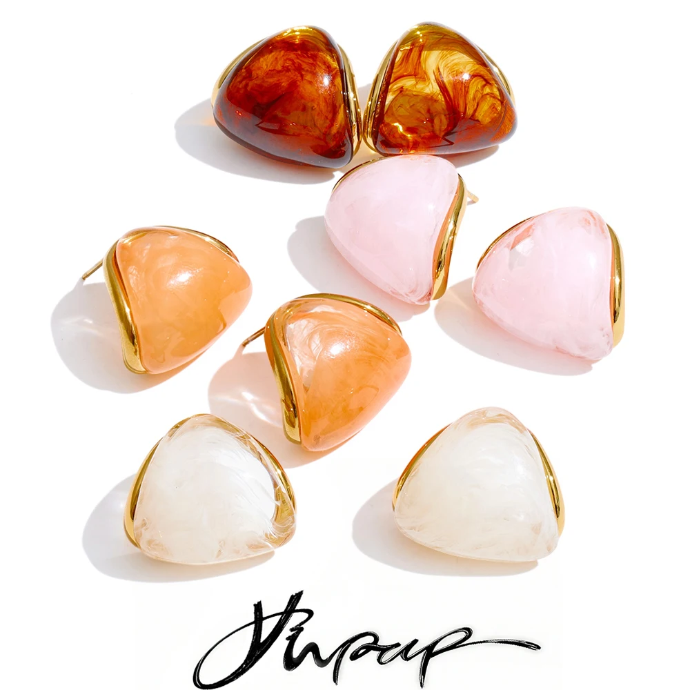 Yhpup Earrings Triangle Y2K