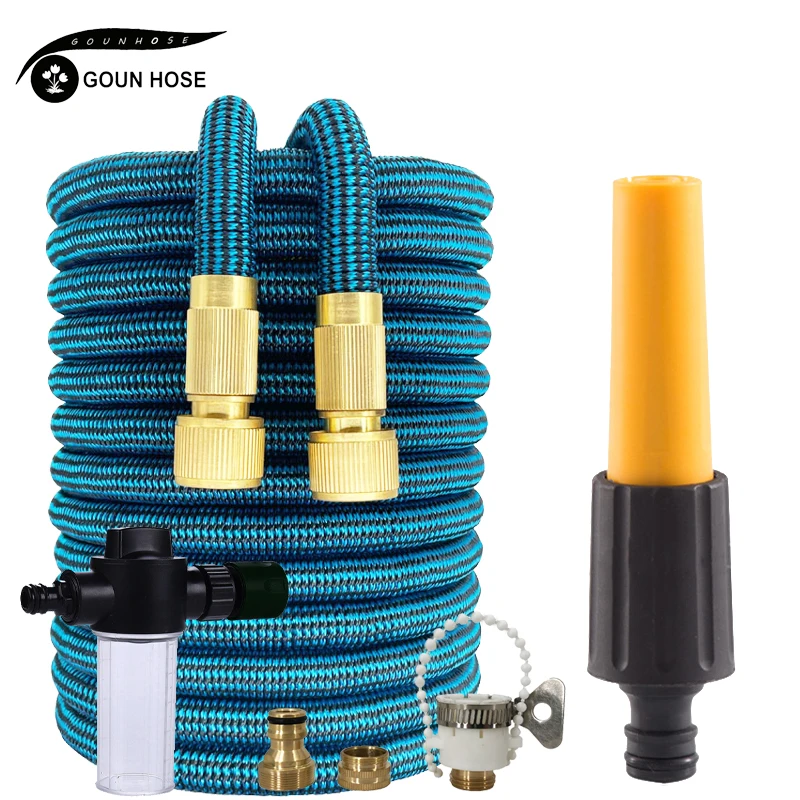 New Garden Hose Expandable 17ft-150ft High Pressure Car Wash