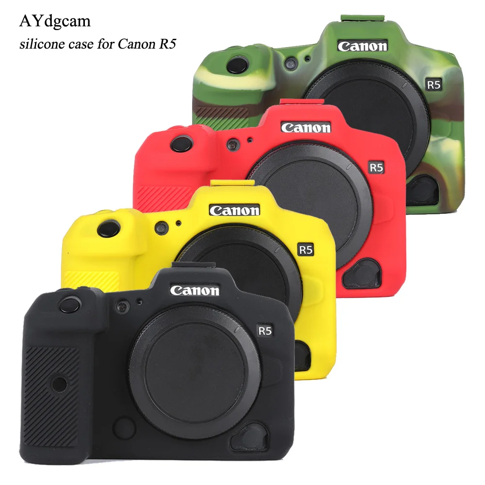 Borsa Fotografica Morbida Eos R5 R6 Custodia In Silicone Corpo Macchina Fotografica In Gomma Per Canon Eos R5 R6