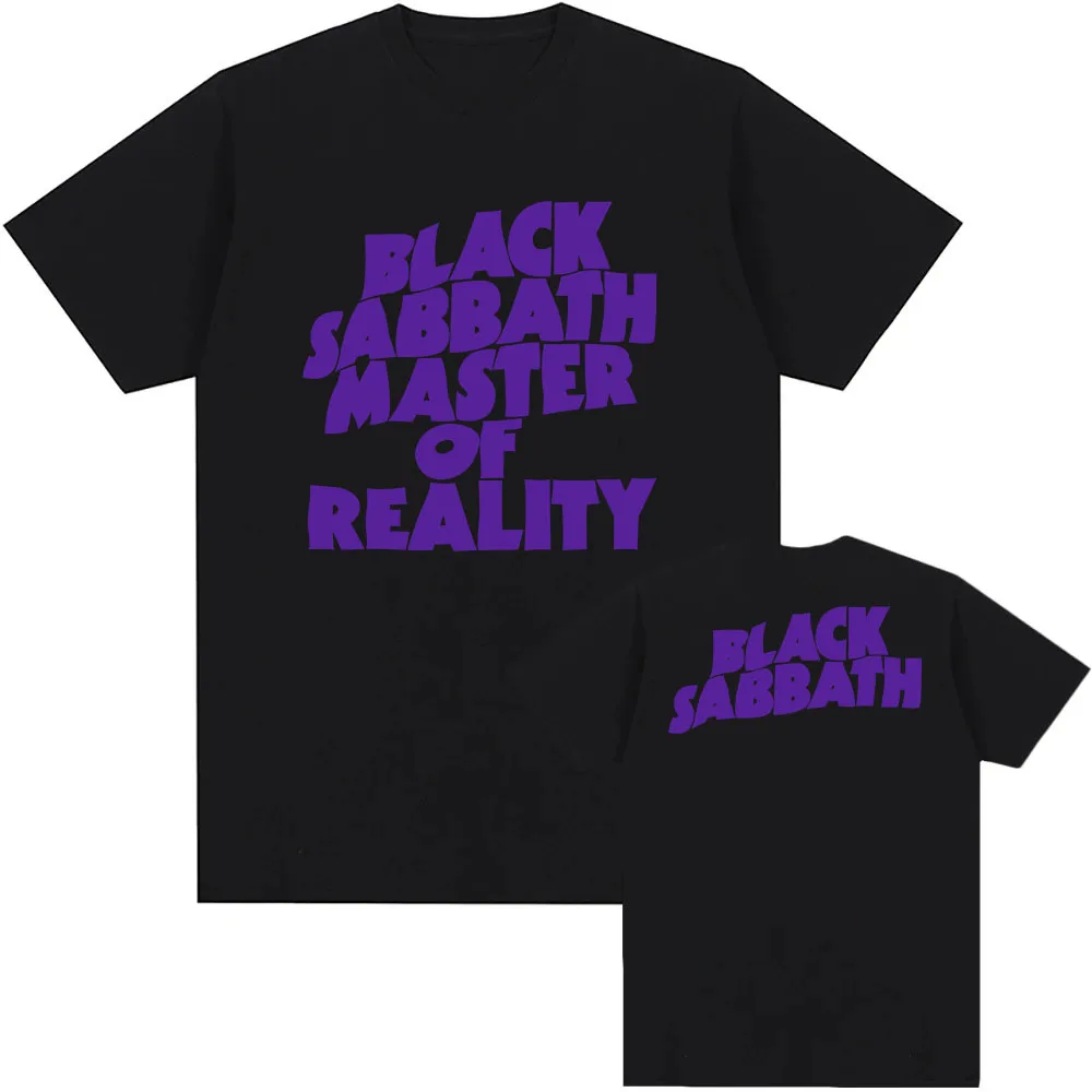 Vintage Black Sabbath Grunge Rock Band Cotton T-shirt – Unisex Summer Fashion