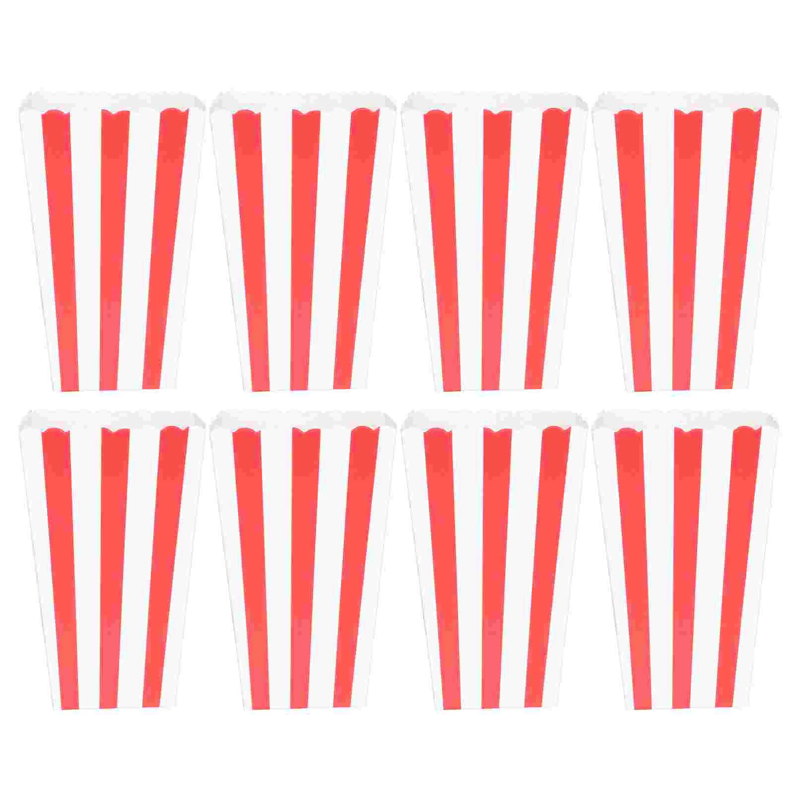 

48 Pcs Popcorn Box Snack Container Bucket French Fries Boxes Party Bags Containers