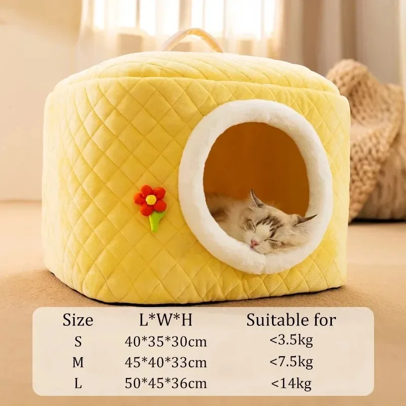New Winter Pet House Soft Nest Kennel - PeticaDeals