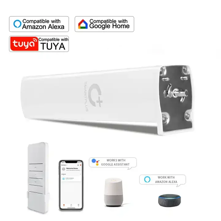 Zigbee 플랫 오픈 커튼 모터, 스마트 셔터 모터, 스마트 홈 제어 시스템, 3V, 40 M
