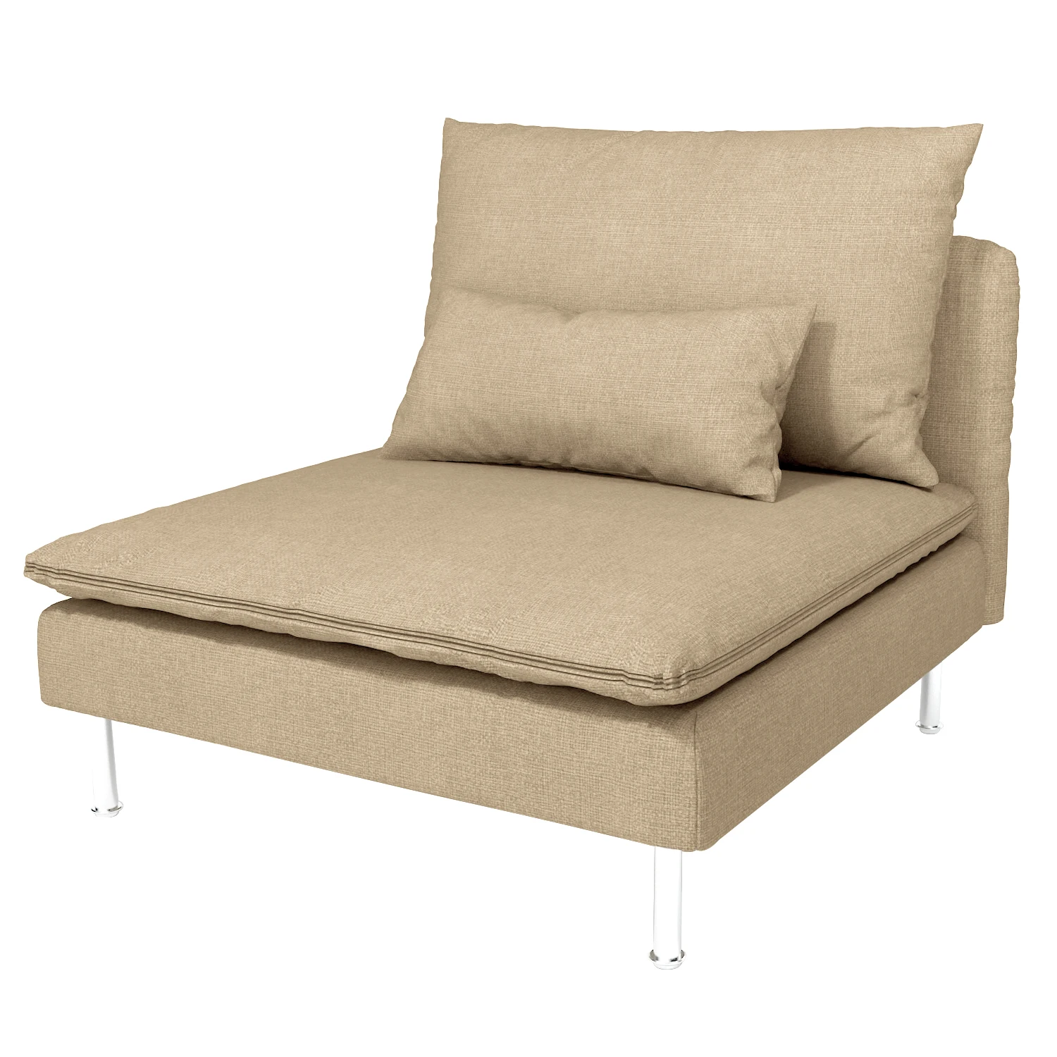 CRIUSJA Couch Cover for SÖDERHAMN 1 Seat Sofa, Sofa Cover for 1 Cushion Couch, Sofa Slipcovers for Living Room, Couch Cover 3