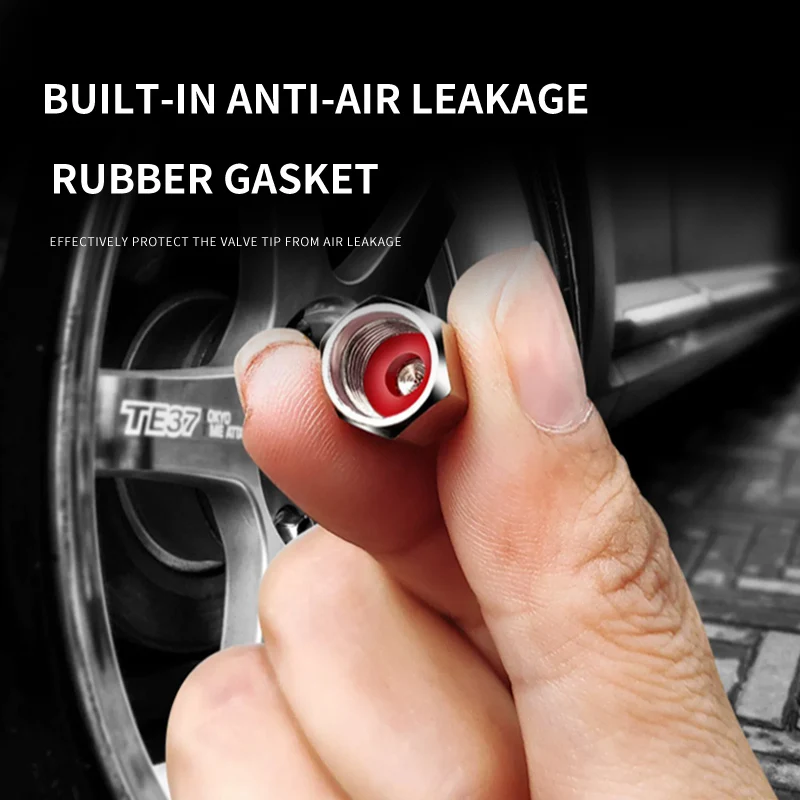 5pcs Anti-Theft Car Tire Valve Protection Caps