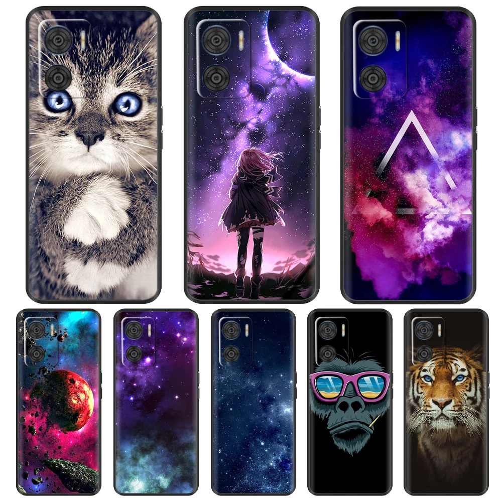 Per Moto E22 2022 Custodia 4G E22I Cover Morbida Tpu Cover In Silicone Cute Cartoon Fundas Per Motorola Moto E22I Custodia Antiurto E 22I 22