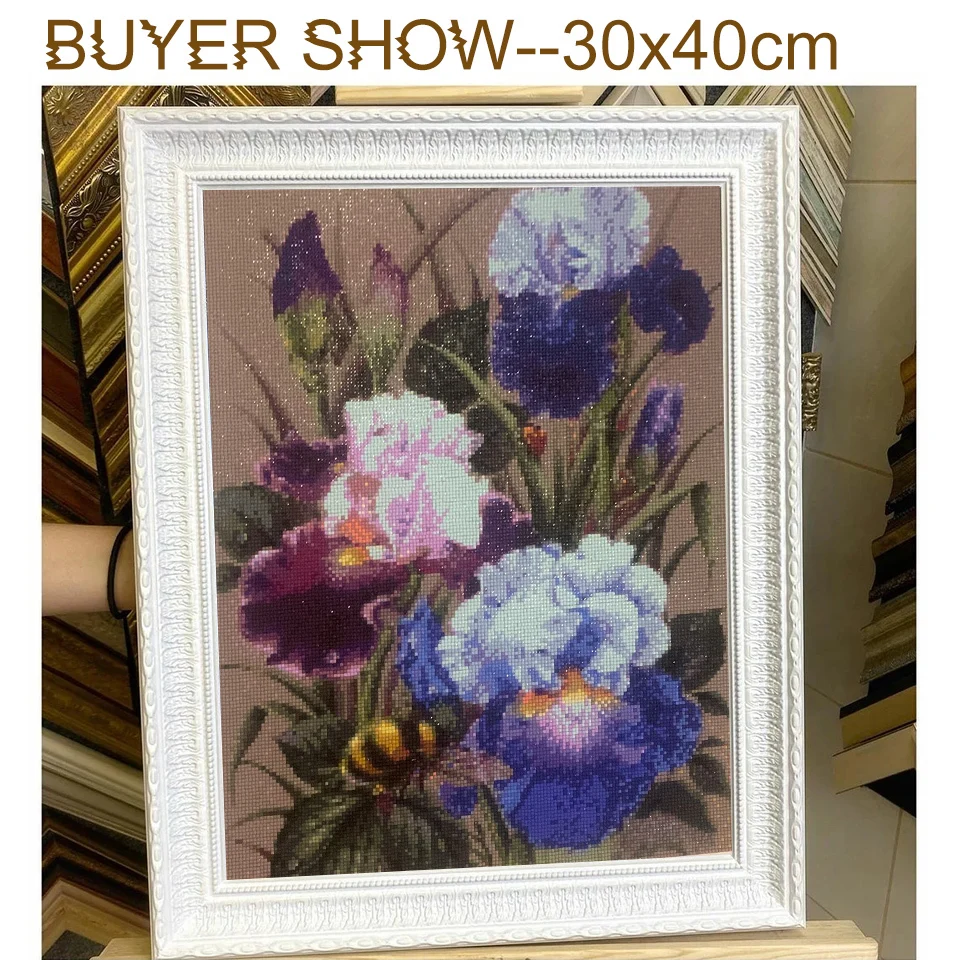 EverShine Diamond Painting New Flowers Full Square Mosaic Lily Rose Rhinestones Picture Beads Embroidery Cross Stitch Kit diamond painting,diamond painting accessories
