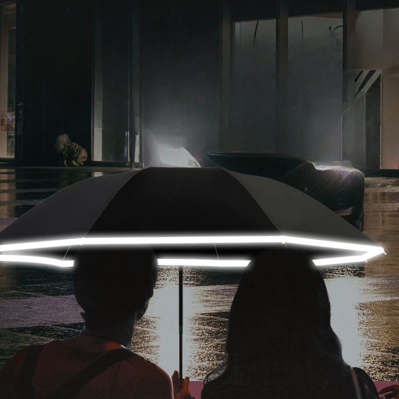 Men's Women's Oversized Fully Automatic Folding Shrinking Windproof Umbrella, Portable Umbrellas, Essential Business Travel, 1Pc