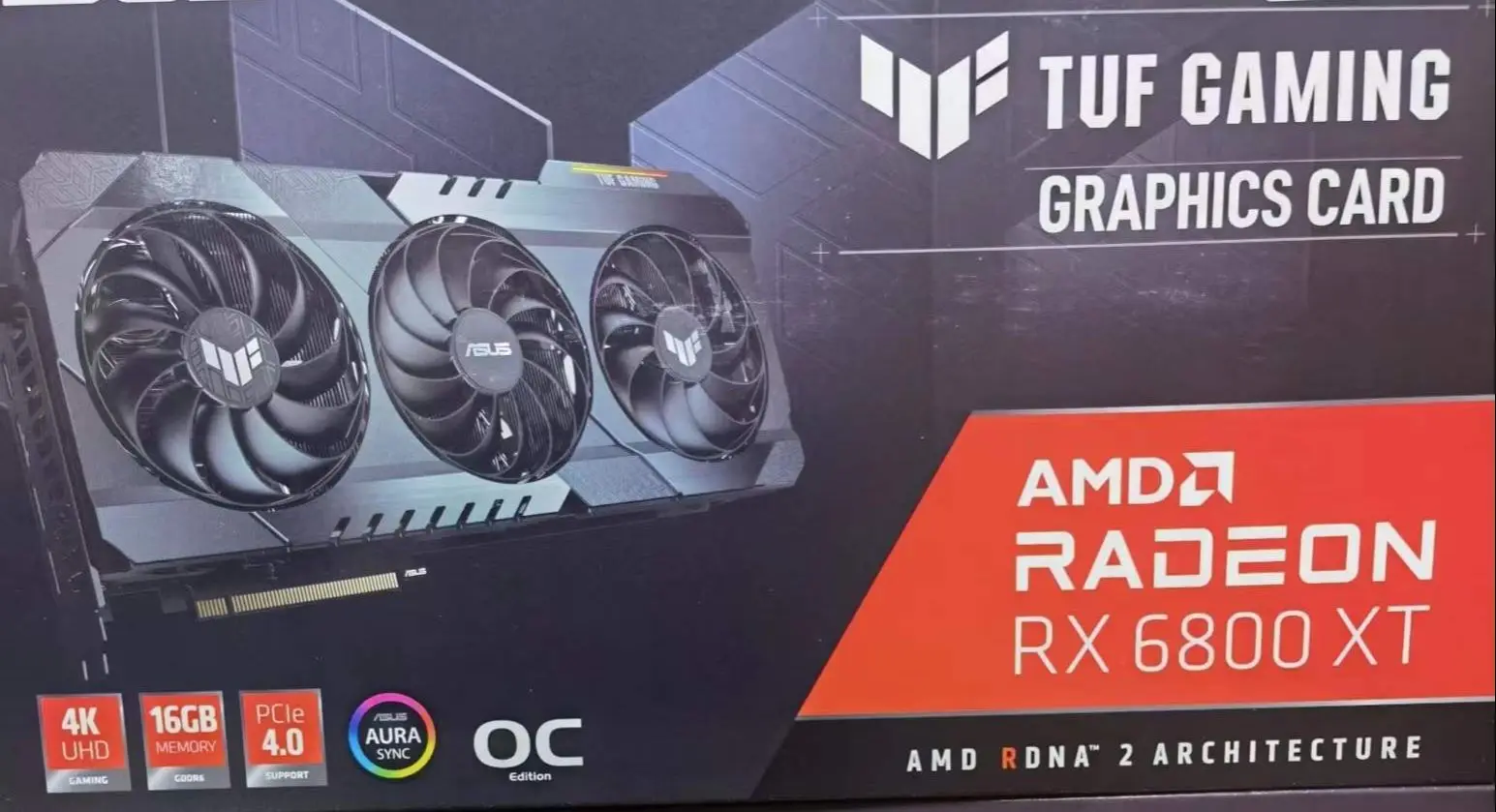 New Tuf Rx 6800 Xt O16g Gaming Graphics Card Rx6800 - Ac/dc