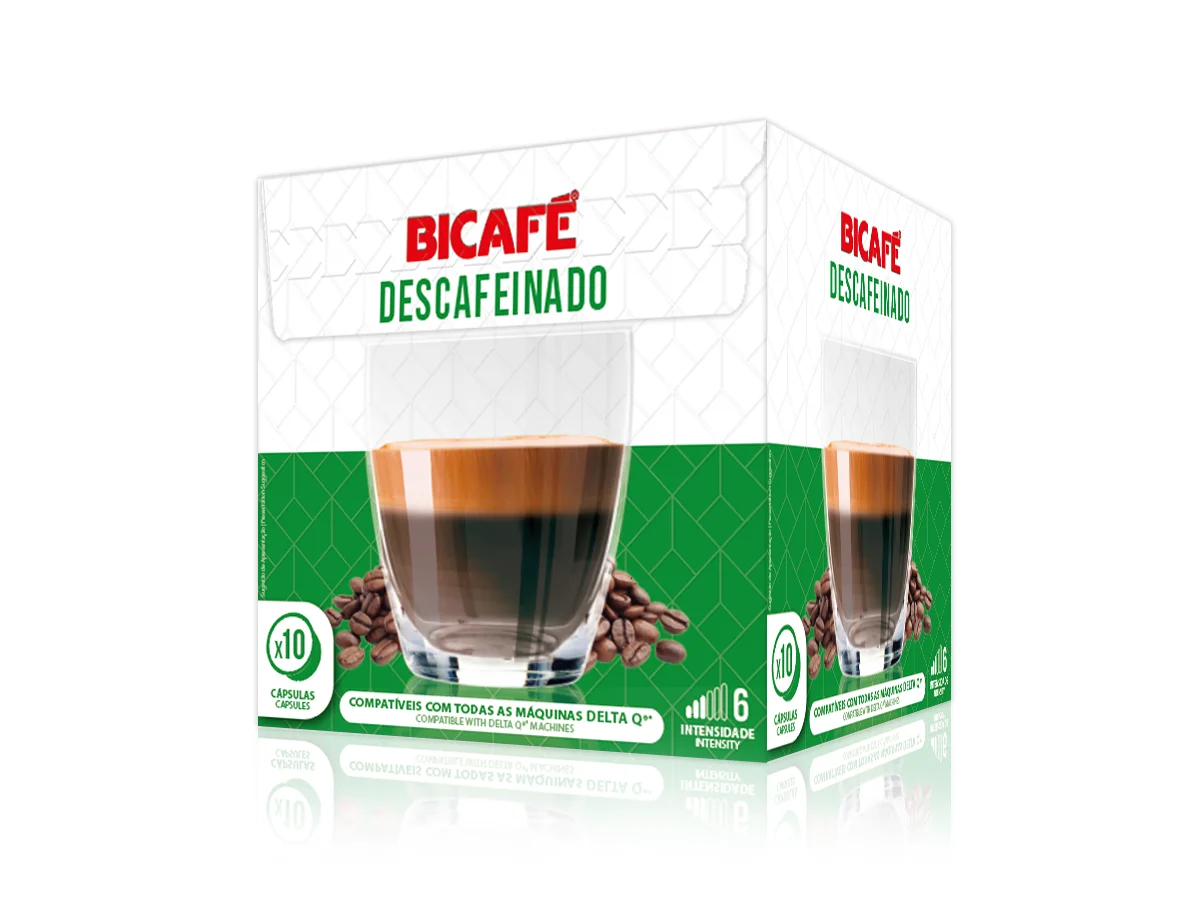 Cápsula De Café Bicafé Descafeinado P/ Máquinas Delta Q*