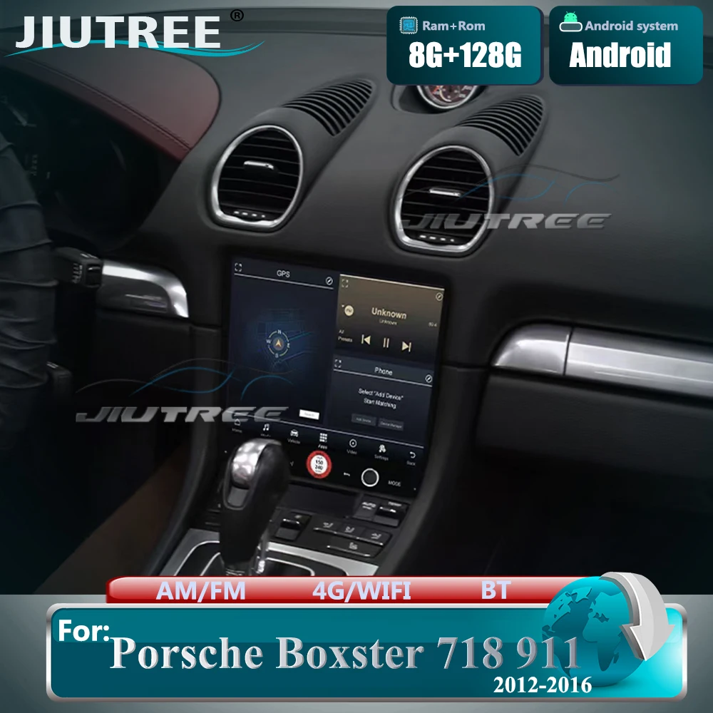 

Автомагнитола 2 din для Porsche Cayman Boxster 718 981 2012 2013 - 2016 Android, мультимедийный видеоплеер, DVD-плеер, навигация, головное устройство, GPS