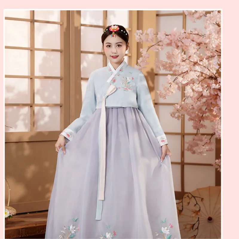 

New Korean Clothing Women's Ancient Costume Traditional Ethnic Minority Wedding Photo Stage Performance