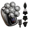 Head Shavers for Bald Men Rotary Electric Razor Cordless Shaver for Men Multifunctional Electric Razors for Bald Men Waterproof 1