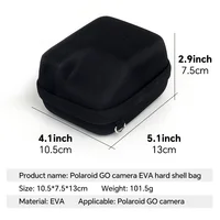 Hard Case for Polaroid Go Instant Mini Camera, Hard Organizer Portable Carry Travel Cover Storage Bag (Black) - Image 2
