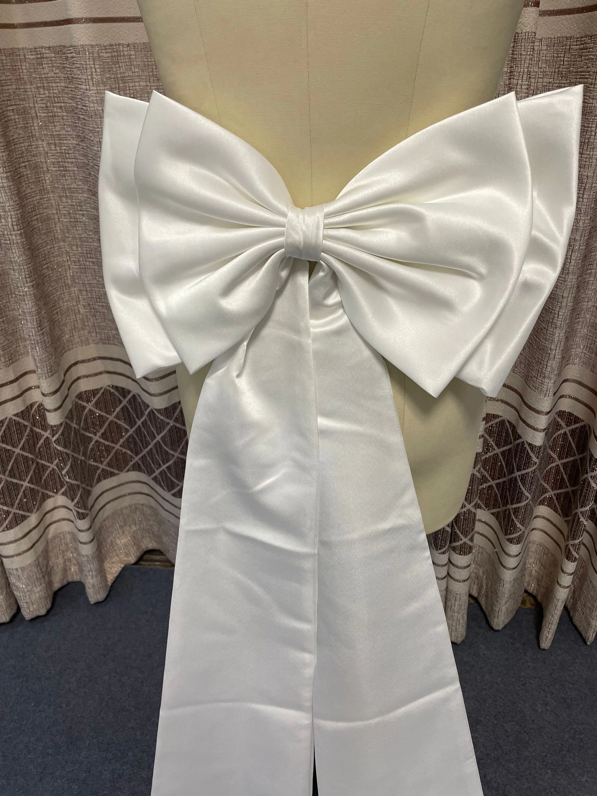 Bridal Dress Decoration Seperate Satin Bow Wedding Dress Knots