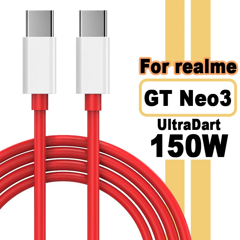 150W UltraDart SUPERDART Charge Cable USB Type C Charger For Realme GT