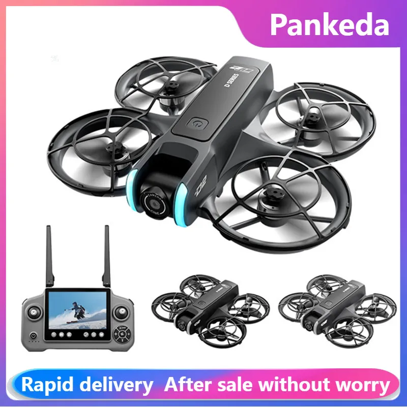 Drone DJI Mini 4K avec Caméra HD - Version Standard ou Améliorée en plein vol dans un ciel bleu
