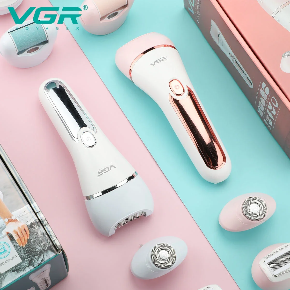 イ*)様 V-MAX 美容機器 Vgr-女性用電気脱毛器,ビキニ,顔,腕,脱毛ツール,脚,ボディ,V-733