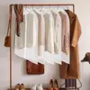 Clothes Bags Translucent Garment Bags with Zipper for Wardrobe Organization Reusable Suit for Clothes for Clothing 2
