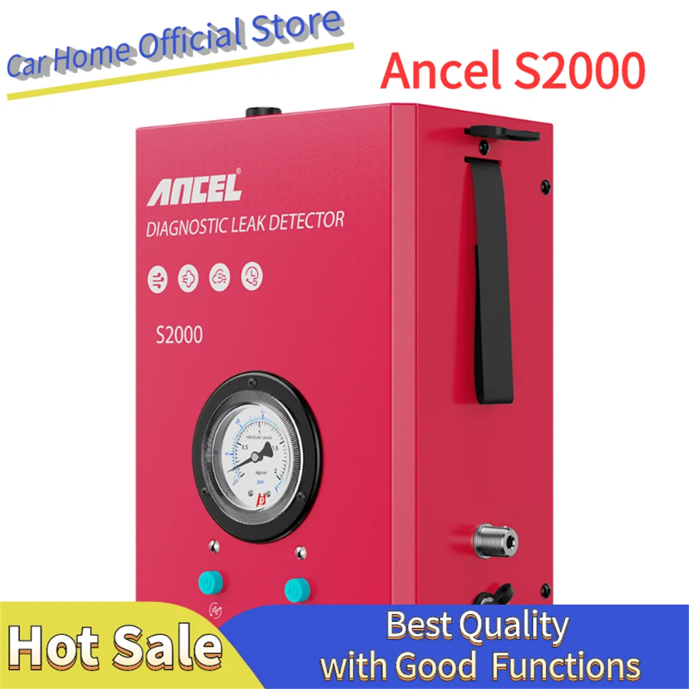 Ancel S2000 Strumento Rilevatore Di Perdite Di Fumo Per Auto Ancel S2000 Analizzatore Di Perdite Di Gas Per Tubi Strumenti Diagnostici Per Auto Tester