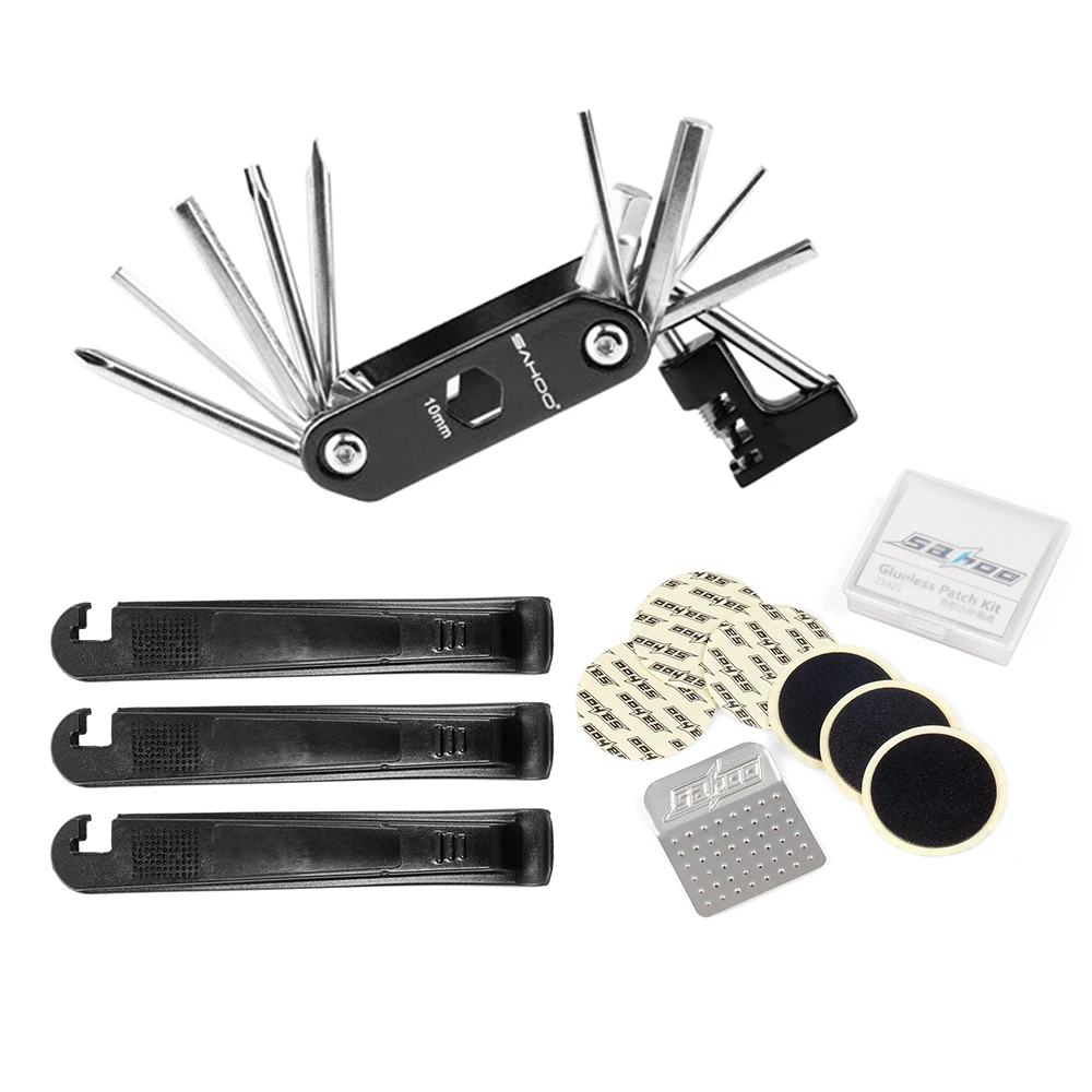 14 in 1 Multi Function Tool Kit 750ml Bike Tool Storage Bottle Case Bike Repair Tool Kits Bicycle Repair Set with Mini Pump