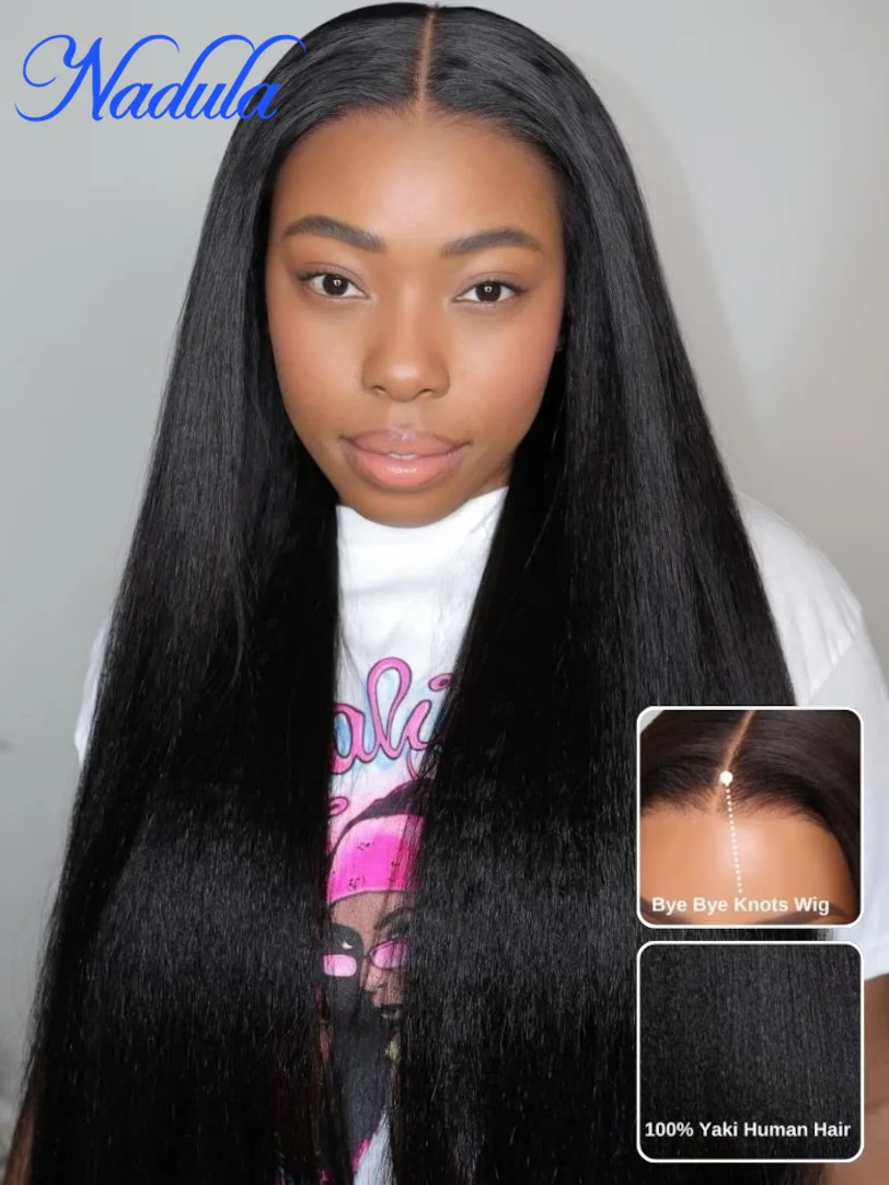 ND12A ペア Ameera's Same|Nadula Hair Yaki Straight 13x4 Pre Everything 7x5