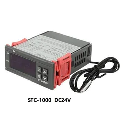 LED Digital Thermostat for Temperature Control and Regulation (STC-1000 DC24V)