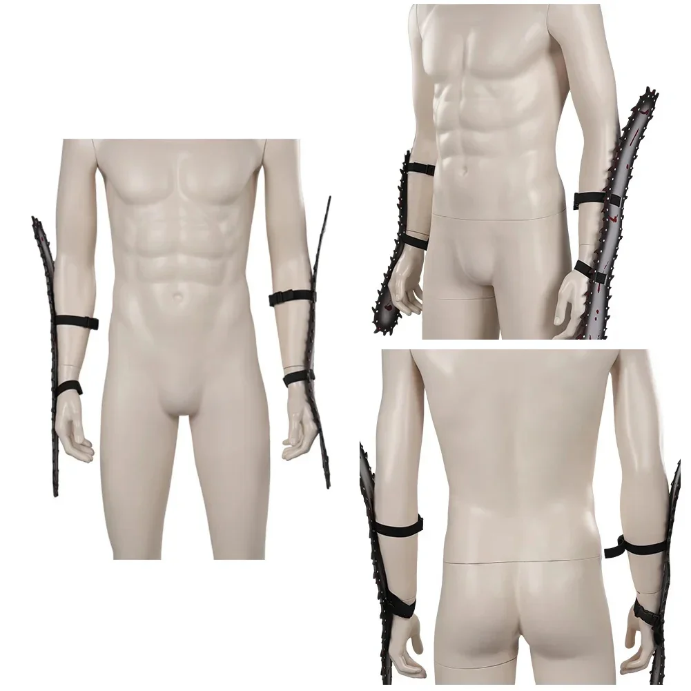 Denji Cosplay Fantasy Wristlet Helmet Anime Chain Cosplay Saw Disguise Costume Acccessories Hand Props Adult Roleplay Props
