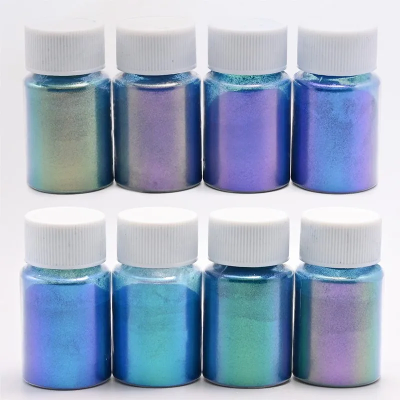 DIPON Gulf Blue Pearl Effektpigment - 25g Metallic Pulver Für Epoxidharz Und Lacke