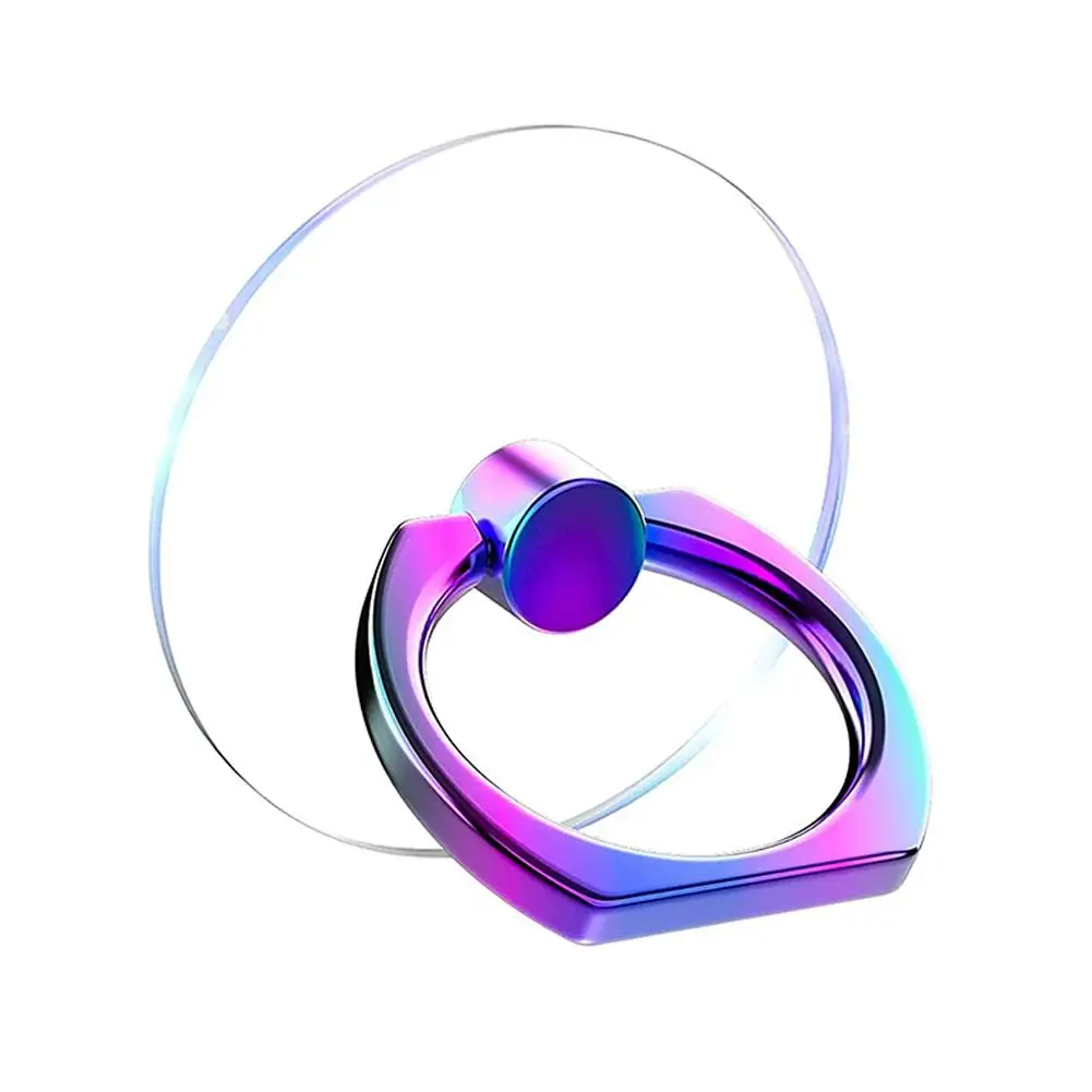 Transparent 360° Rotating Cell Phone Ring Holder and Stand