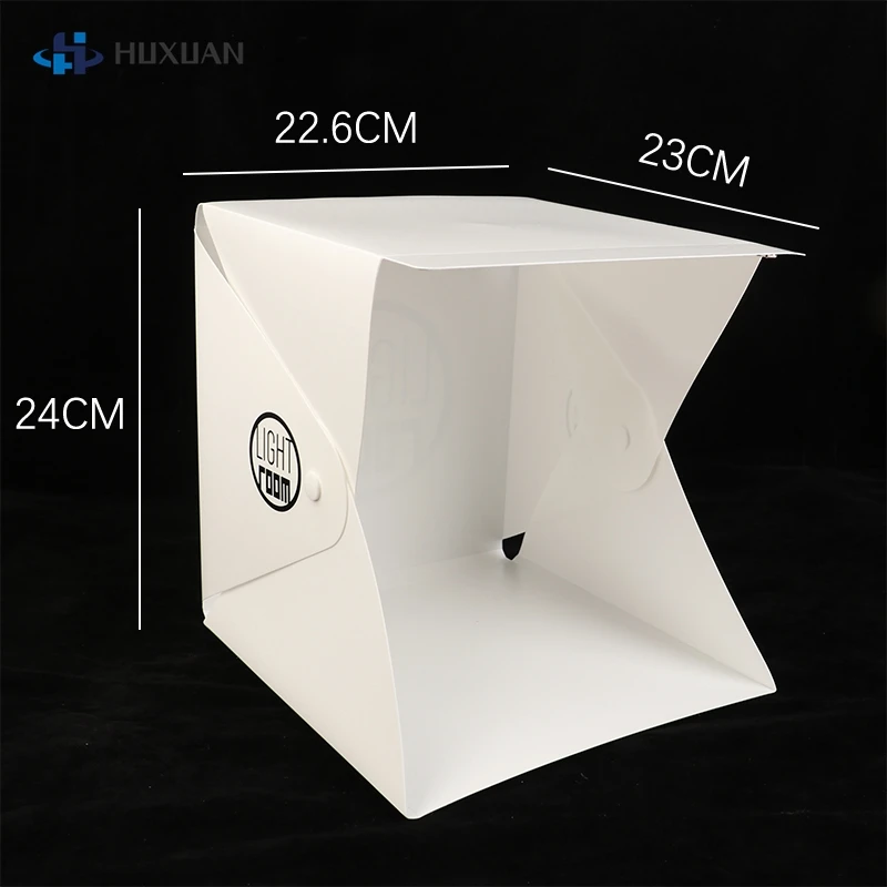 Portable Folding Photobox Photography LED Light Room Photo Studio Light Tent Soft Box Backdrops Photobox for DSLR Camera