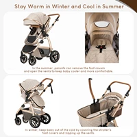 Poussette bébé 3 en 1, facile à plier, multifonctionnelle, voyage, Portable, siège de sécurité, cadre en aluminium Standard ue 7