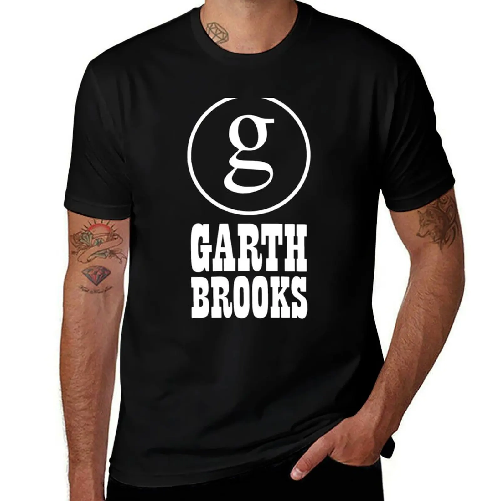 Garth Brooks Logo Classic T-Shirt plus size clothes tshirts