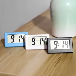 Home Mini LCD Digital Dashboard Clock Desktop Mute Portable Elderly Clock Bedroom Simple Small Electronic Watch Digital Clock