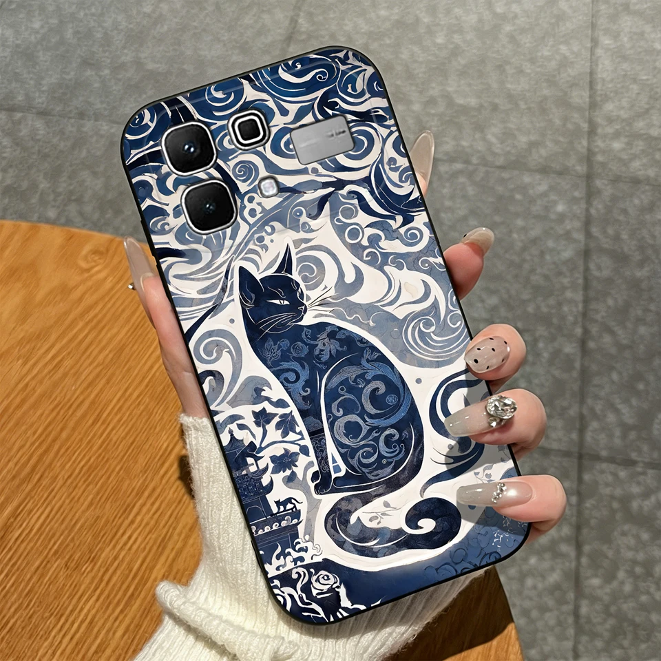 Pretty Flower Leopard Print Non-Slip Matte Silicone Case - Stylish Protective Shell