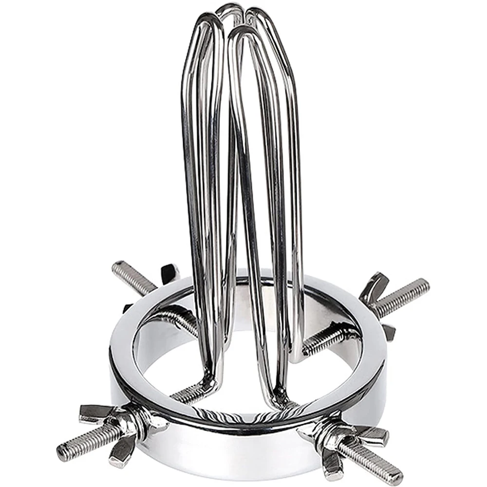 BDSM Anal Fisting Expander Plug Hollow Tunnel Butt Plug Spreader Adjustable Sex Toy Stainless Steel Vaginal Expander Sets Adult