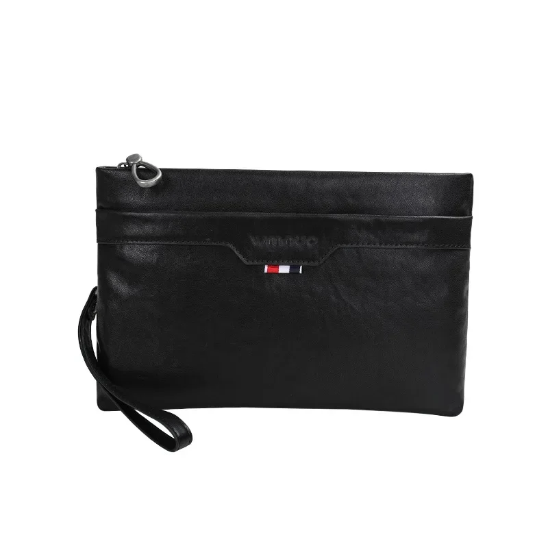 SENOFAN Brand Hand Bag Men Genuine Cowhide Korean Clutches For Men Envelope Bag High Quality Men Wallet Clutch Bag Clamping Sack