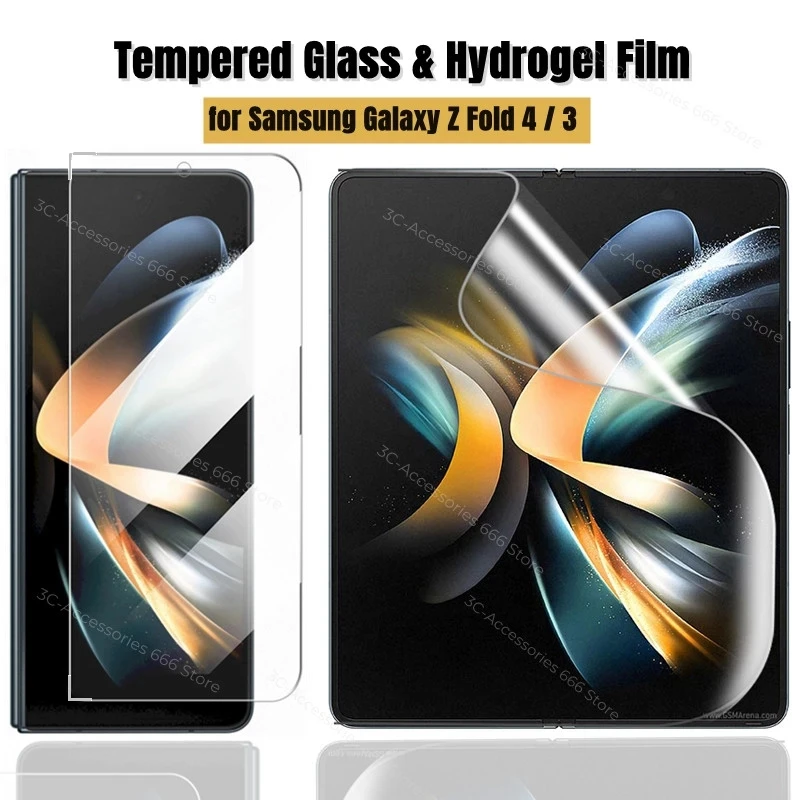 Screen Protector for Samsung Galaxy Z Fold 4 / Fold 3 External Tempered